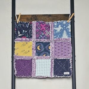 NEW Handmade Minky Rag Quilt Lovey